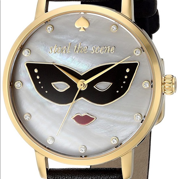 KATE SPADE Metro Steal the Scene Watch LEATHER STRAP Brand NEW IN BOX - Picture 7 of 7